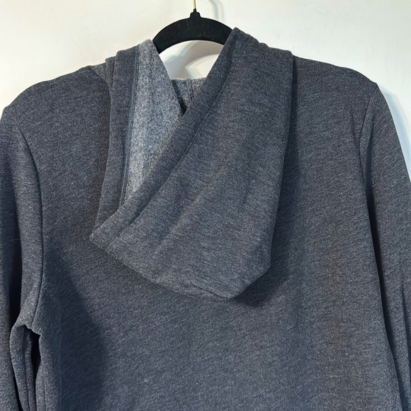 PINK Victoria's Secret Everyday Lounge Full Zip Charcoal Plaid Hoodie Size M - Picture 10 of 14